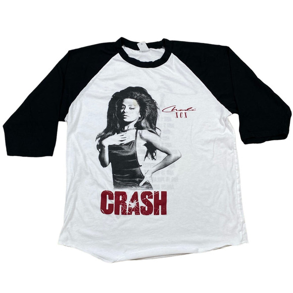 Charli XCX Tops - Charli XCX Crash Tour 2022 Baseball Shirt Women's M